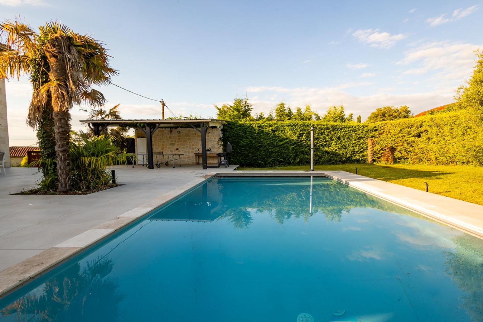 Villa Au Petit Bonheur Avec Clim - Hameau Au Calme - Piscine Chauffee - Petanque Moncrabeau Экстерьер фото