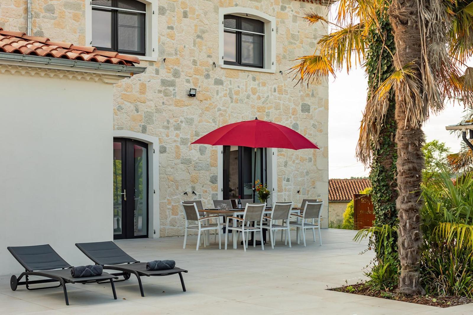 Villa Au Petit Bonheur Avec Clim - Hameau Au Calme - Piscine Chauffee - Petanque Moncrabeau Экстерьер фото