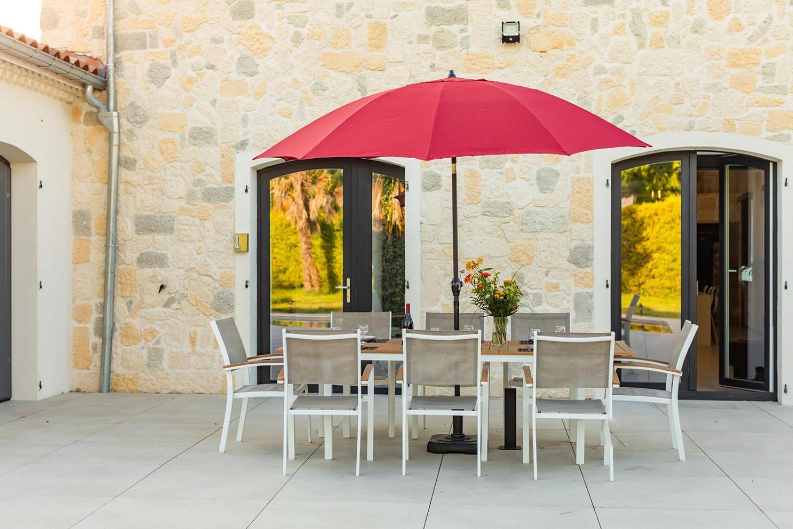 Villa Au Petit Bonheur Avec Clim - Hameau Au Calme - Piscine Chauffee - Petanque Moncrabeau Экстерьер фото